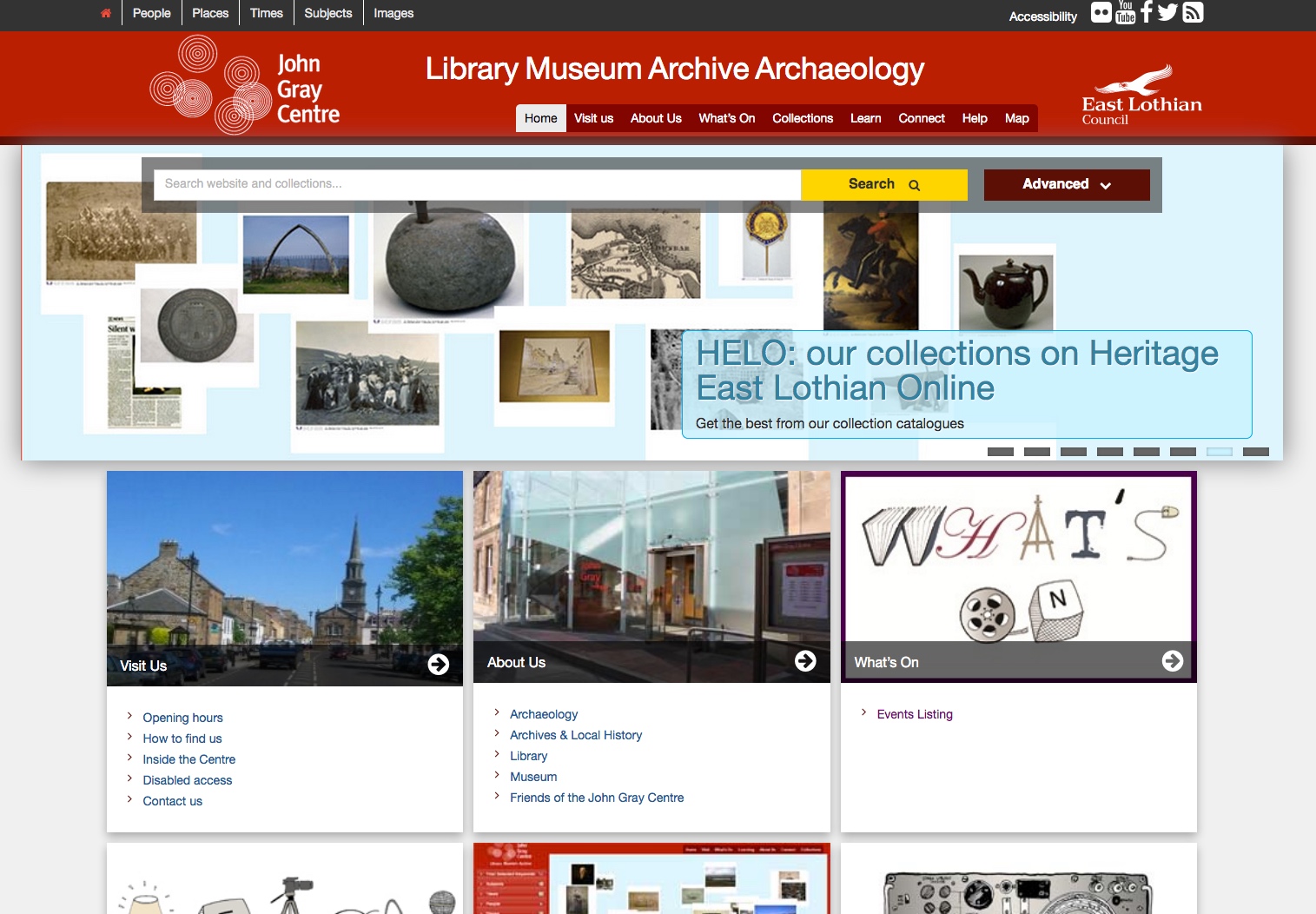 Building the John Gray Centre website and portal